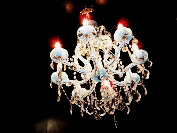 The Simplest Chandelier Transformation: A Spray Paint Revival