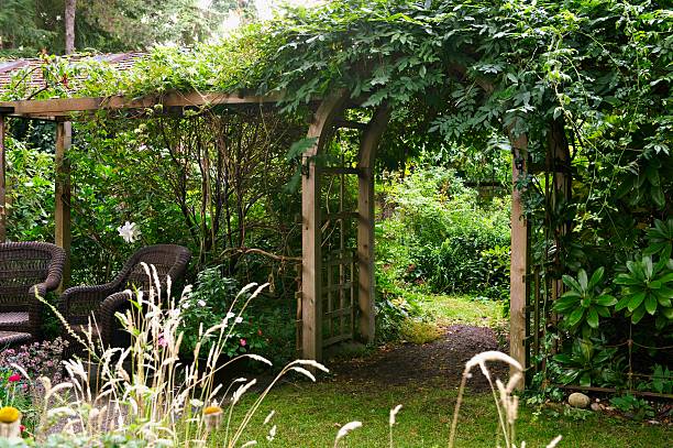 Building a Simple Arbor to Transform Your Garden Path